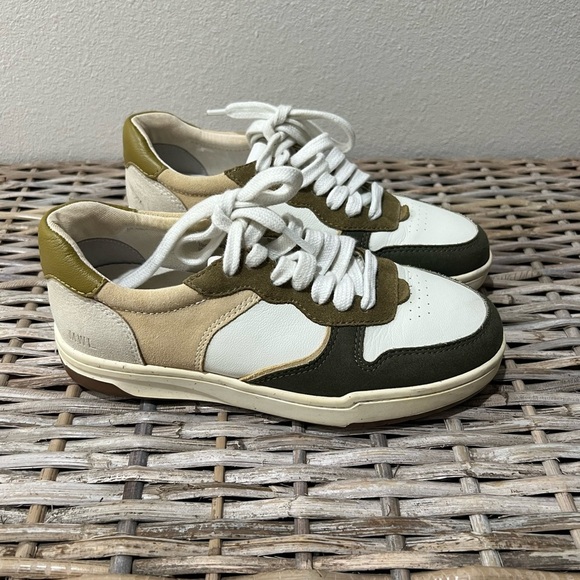 Madewell Court Sneakers in Colorblock, Desert Olive size 5 women’s, EUC - Picture 2 of 7